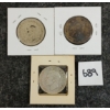 Image 2 : LOT OF 3 - 1951 & 1959 CDN 50 CENT SILVER COINS