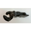 Image 6 : OTTER W/ FISH BY JOANASIE JACK ITTUKALLAK (PRS CDN ARTIST) - STONE