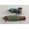 Image 9 : LOT OF 2 - SAN & HRD TIN WIND UP BOAT & ELEPHANT