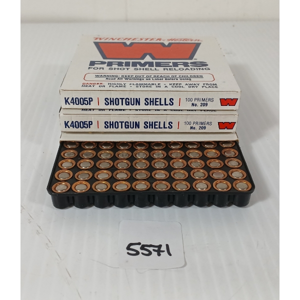 PRIMERS: APPROX 300X WINCHESTER NO. W209 SHOTSHELL PRIMERS