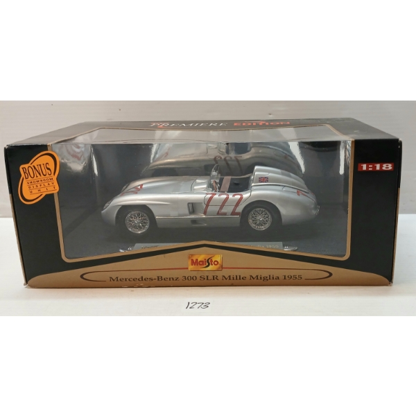 MAISTO PREMIERE EDITION 1955 MERCEDES-BENZ 300 SLR DIECAST MODEL