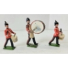 Image 2 : LOT OF 2 - BRITAINS SOLDIERS LEAD FIGURES - NO. 8 4TH QUEENS OWN HUSSARS & 30 DRUMS & BUGLES