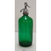 Image 2 : NEW LONDON BOTTLING - EMERALD GREEN ACID-ETCHED - SYPHON BOTTLE