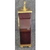 Image 6 : HOWARD MILLER ROSEWOOD BRACKET TABLETOP CLOCK - BATTERY OP