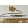 548  SWANK QUARTZ POCKET WATCH W/ CHAIN and FOLDING KNIFE