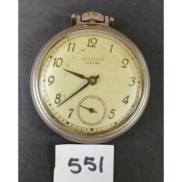 WESTCLOX POCKET BEN POCKET WATCH