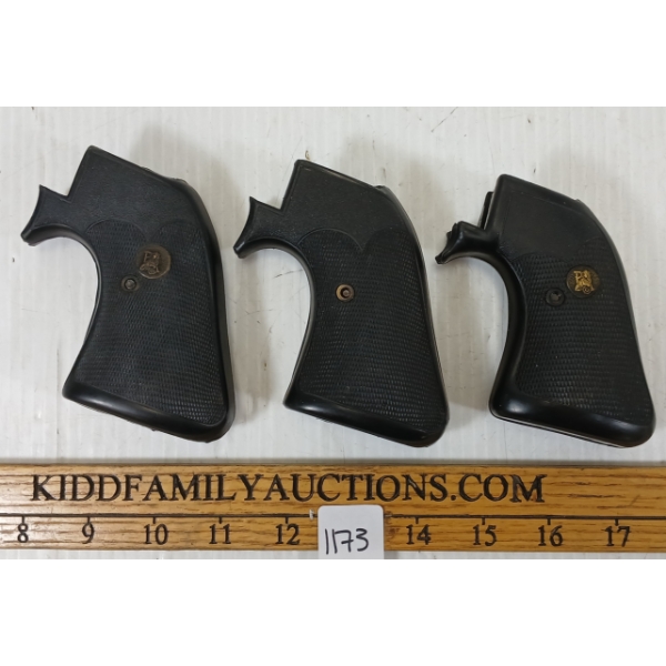 LOT OF 3 - PACHMAYR GRIPS - FOR RUGER BLACKHAWK & SINGLE SIX