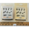 Image 2 : LOT OF 2 - MILLET SCOPE RINGS - LOW & HIGH TURN-IN STYLE