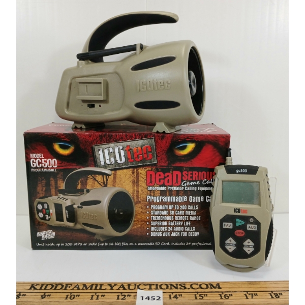 ICOTEC MODEL GC500 ELECTRIC GAME CALL - AS NEW