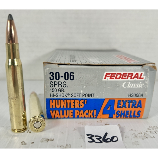 AMMO: 24X RELOADS .30-06 SPRG - SP