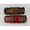 Image 6 : LOT OF 2 - IRWIN & MARX TOYS PLASTIC ARMY & FIRE CHIEF WIND UP CARS