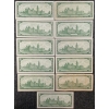 Image 5 : LOT OF 21 - 1967 CDN $1 BANKNOTES