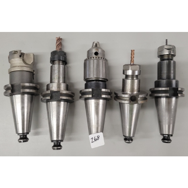 LOT OF 5 - CAT40 COLLET CHUCKS
