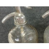Image 6 : LOT OF 2 - EMBOSSED SELTZER BOTTLES W/ SPOUTS - INCL ROCK CREEK