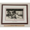 Image 1 : MAURICE RICHARD #9 AUTOGRAPH & PHOTO - FRAMED