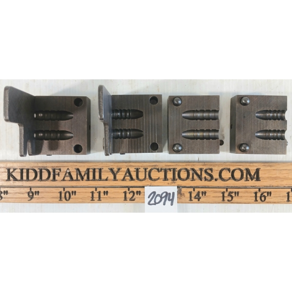 LOT OF 2 - RCBS 2-CAVITY BULLET MOULDS - .30CAL 150 & 180SP