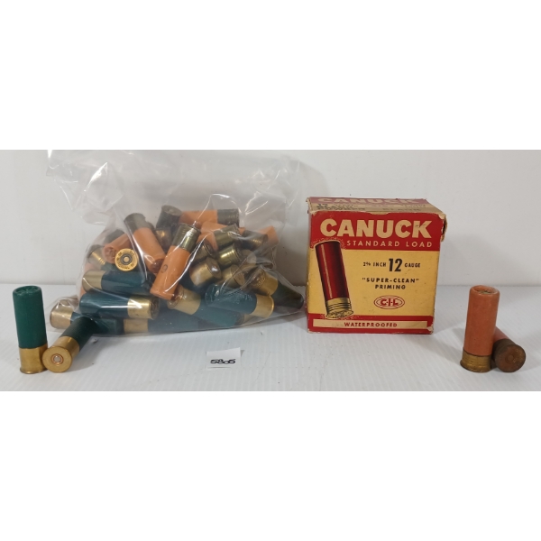 AMMO / BLANK: 23X 16GA - 2 3/4IN & 37X 20GA - 2 3/4IN - #6 & 7 1/2 SHOT / 25X 12GA - 2 5/8IN - BLANK