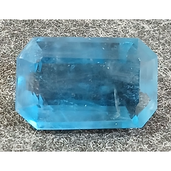 SIGNATURE METALLIC BLUE RARE FLUORITE - OCTAGON CUT