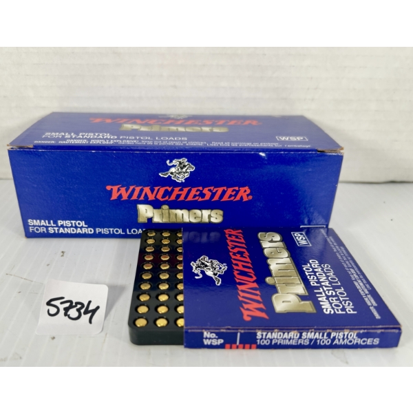 PRIMERS: 1000X WINCHESTER SMALL PISTOL STANDARD