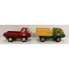 Image 5 : LOT OF 2 - TONKA PRESSED STEEL BEDFORD STAKE DUMP & PICKUP TRUCKS
