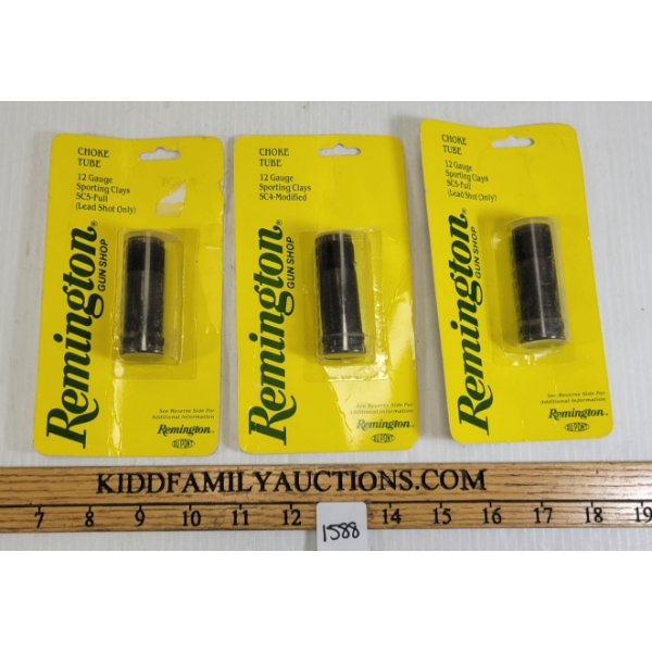 LOT OF 3 - REMINGTON 12GA CHOKE TUBES
