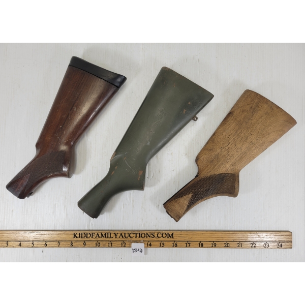 LOT OF 3 - BUTTSTOCKS - INCL A5 MAGNUM, BROWNING BPS JR & 870 WINGMASTER