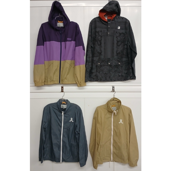 LOT OF 4 - MEN'S WESC & INSIGHT SPRING JACKETS - FT MAGNUS, FLOYD, JOCKUM & JOCK STYLES