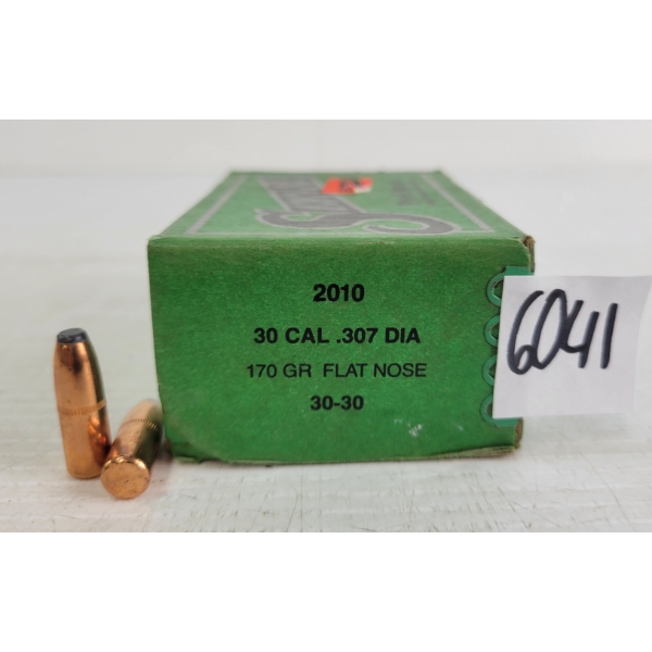 BULLETS: 60X SIERRA 2010 .30CAL - 170GR - FN