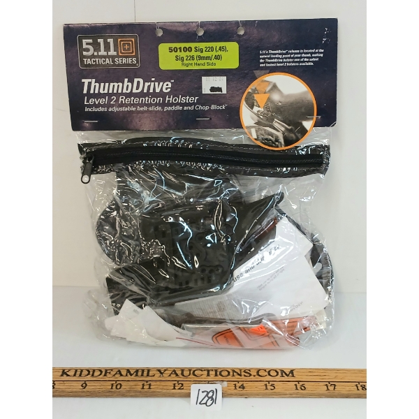 511 TACTICAL SERIES THUMB DRIVE LEVEL 2 RETENTION HOLSTER