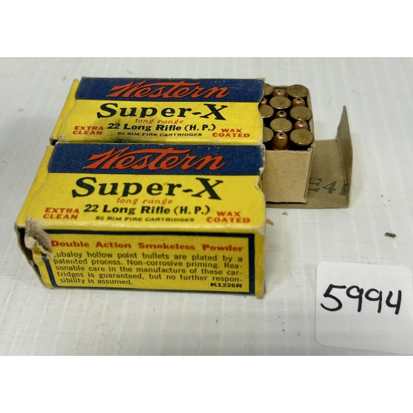 AMMO: 100X WINCHESTER WESTERN .22 LR 