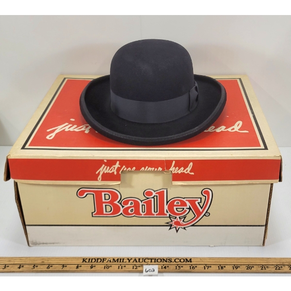 BAILEY FRONTIER COLLECTION BOWLER HAT - SARAGOSA