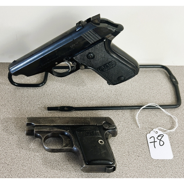 LOT OF 2 - PROHIB PISTOLS IN .25 CAL 