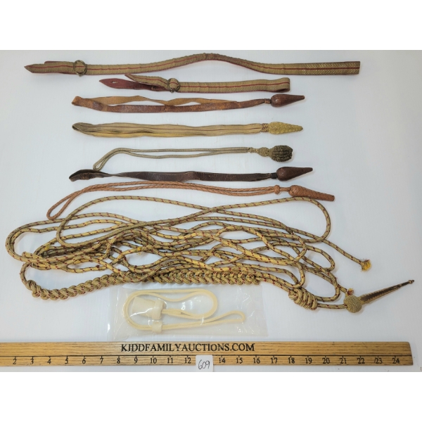 JOB LOT - SWORD KNOTS & LANYARDS