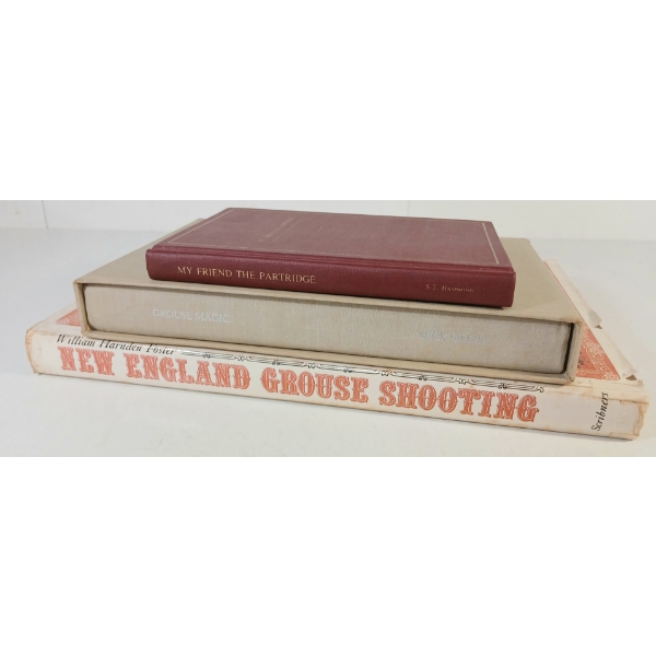 LOT OF 3 - "NEW ENGLAND GROUSE SHOOTING", "GROUSE MAGIC" & "MY FRIEND THE PARTRIDEG"