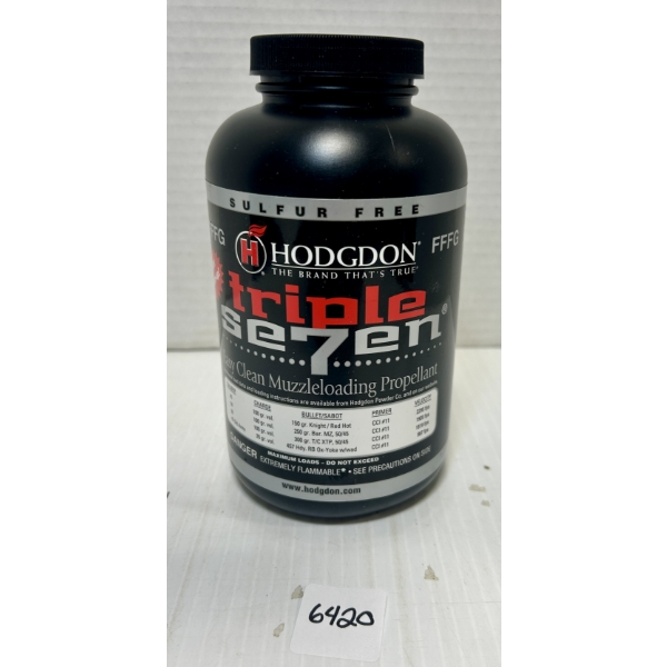 POWDER: HODGDON TRIPLE SEVEN FFFG - SEALED