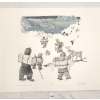 Image 2 : "FALL TREK TO THE SEA ICE" BY PETER PALVIK - LITHOGRAPH