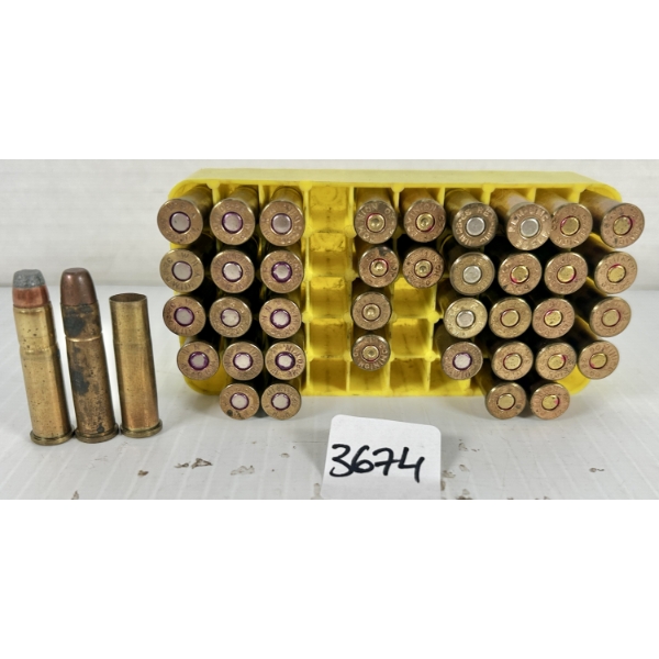 AMMO / BRASS: 34X LIVE & 7X BRASS MIXED .32-20 WIN