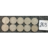 Image 2 : LOT OF 10 - 1939 CDN 10 CENT COINS