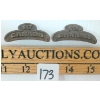 Image 1 : PAIR OF WWI 147TH BATTALION SHOULDER TITLES