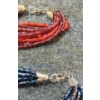 Image 4 : LOT OF 2 - GLASS BEADED NECKLACES