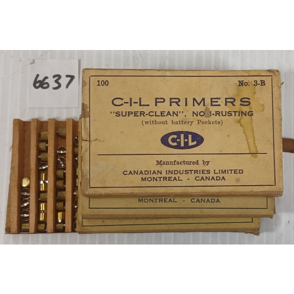 PRIMERS: APPROX 300X CIL NO. 3-B PRIMERS