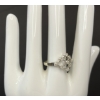 Image 3 : 10K WHITE GOLD LADIES RING - MARKED JSN