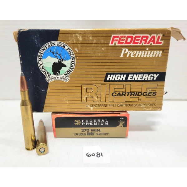 AMMO: 34X .270 WIN MIXED