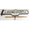Image 2 : AGINCOURT RD. DBL SIDED STREET SIGN