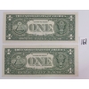 Image 2 : LOT OF 2 - 1976 & '88 U.S. $1 REPLACEMENT BANKNOTES