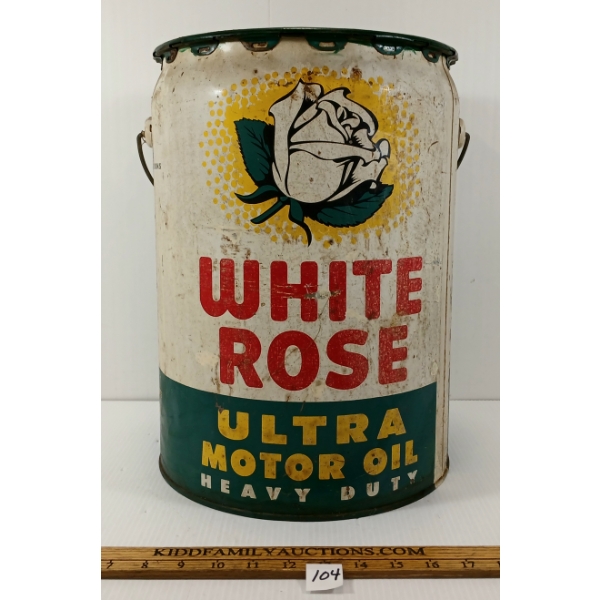 WHITE ROSE ULTRA HEAVY DUTY MOTOR OIL - 5 GAL