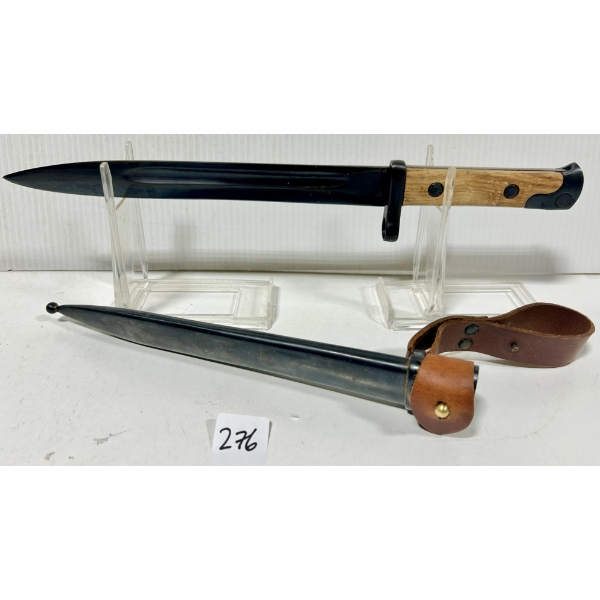 POLISH SVT-40 BAYONET W/ SCABBARD & FROG