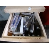 Image 4 : WOOD TOOL CABINET W/ CONTENTS