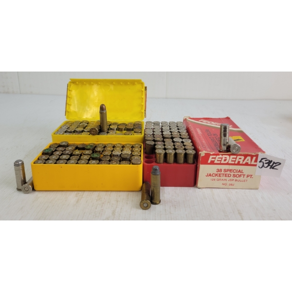 AMMO: 200X MIXED .38SPL - 125 & 158GR
