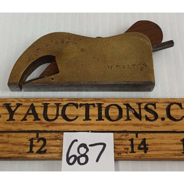 ENGLISH VICTORIAN MINIATURE BULLNOSE SHOULDER PLANE